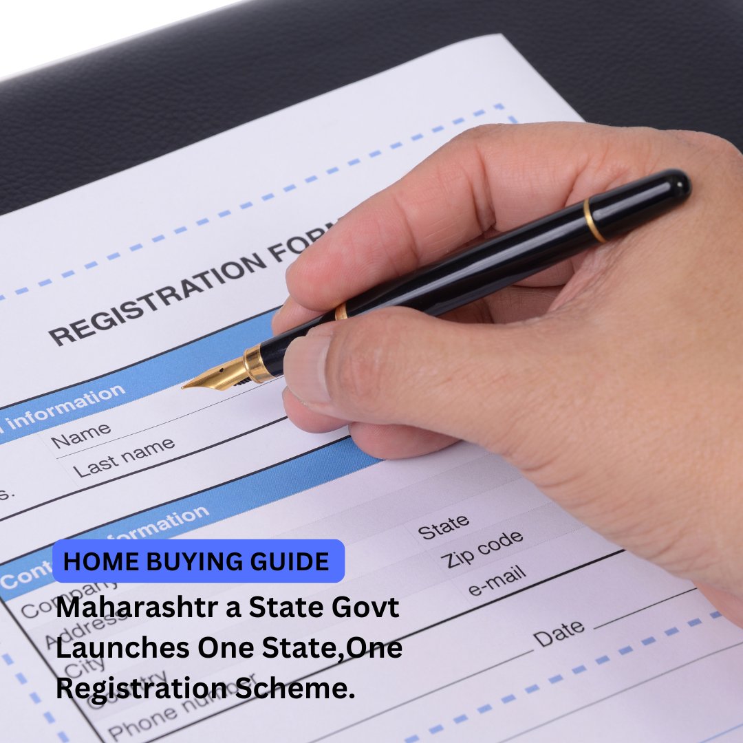 samraat_group's tweet photo. The Maharashtra Government has introduced the One State, One Registration scheme, set to roll out in April 2025. This initiative aims to simplify property registration across the state. https://t.co/khm1ADzFWf