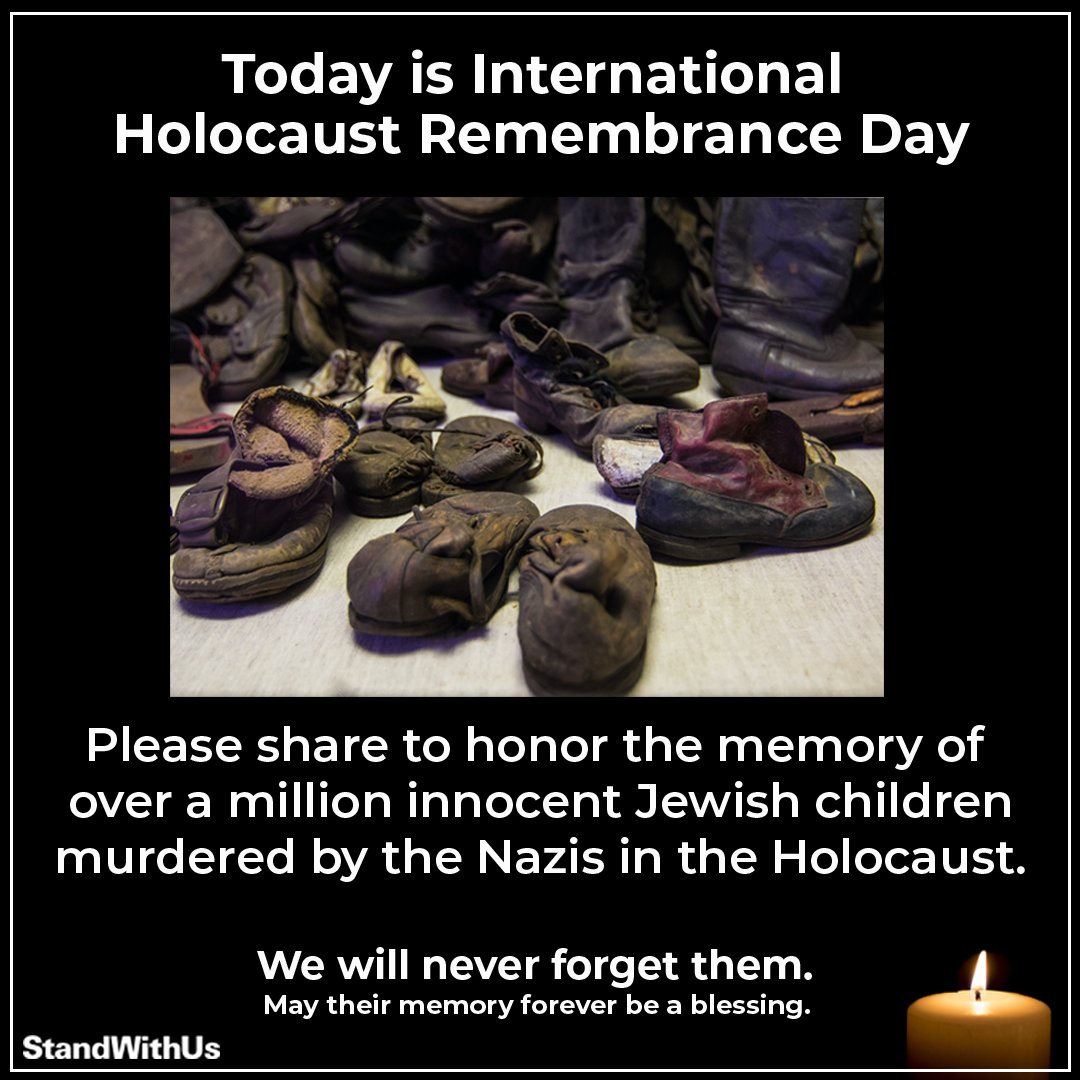 During the Holocaust, approximately 1.5 million Jewish children, and many more non-Jewish children, were murdered by the Nazi regime and their accomplices.

Today, we remember the young lives who had their childhood stolen.

To commemorate the Holocaust and its victims, we must