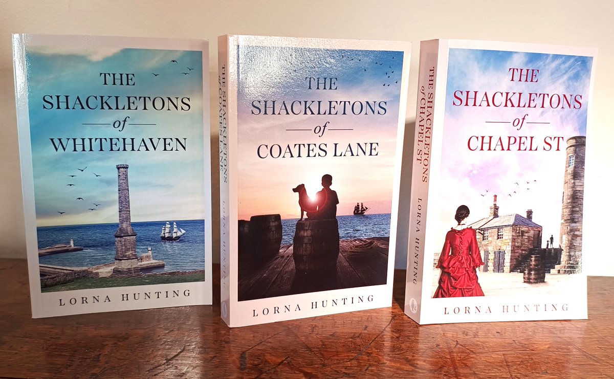 AND THEN THERE WERE THREE - A TRILOGY OF SHACKLETONS.  Immerse yourself in Cumbrian Whitehaven in the 1860s. Business and family tensions abound for Fergus, Becky, young Rory, and the Senior Shackletons. Enjoy a heartwarming saga of life and love set in the time of sail and steam