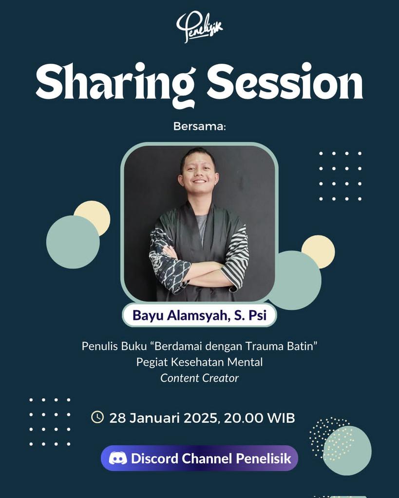 See you tomorrow, penelisik!