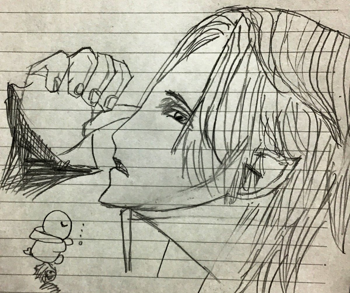 tonsamesann's tweet image. 本日の成果である #クラサメ #イラスト
毎日ツイート見ながらドラヴァニア雲海夜聴いて泣いてる…