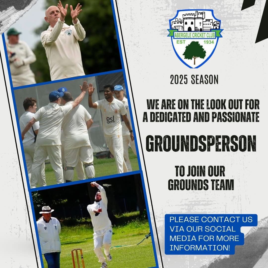 The last Monday of January! We hope you've all had a great start to the year and you are all looking forward to getting back into the swing of all things cricket!

We are on the look out for a Grounds Person to join our grounds team! 

For more information please contact us.