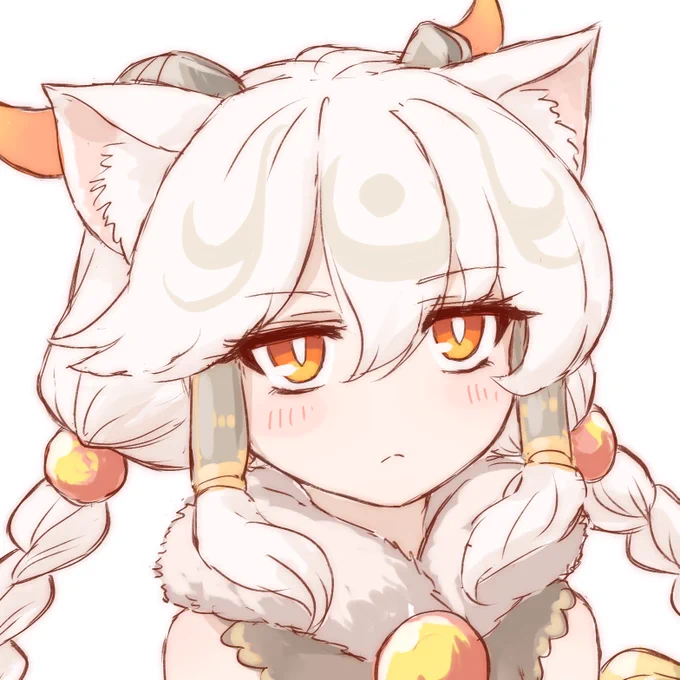#新しいプロフィール画像かねてから気に入ってた三つ編みツインテのイルミナちゃんをアイコンにした 