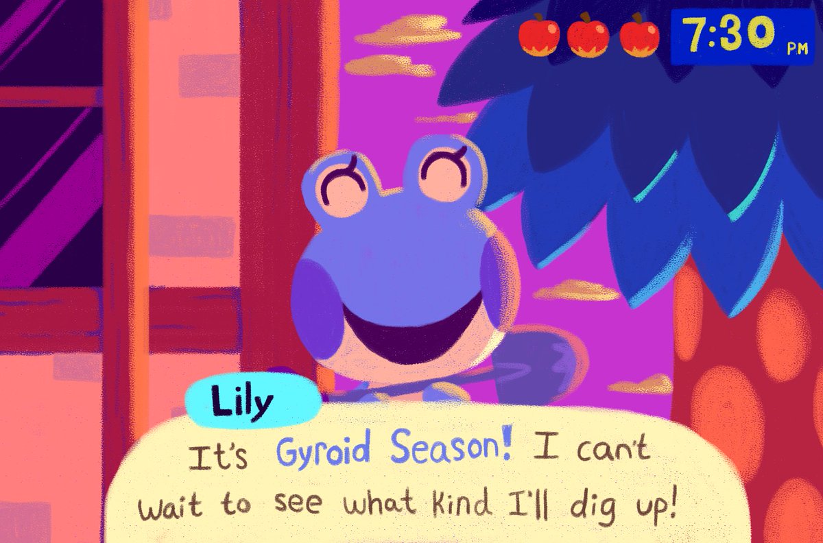 mawphead's tweet photo. gyroid season #AnimalCrossing https://t.co/f2bTu6BnEi