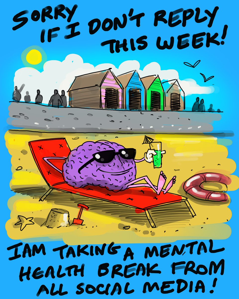 So my brain is on holiday this week - taking a long deserved rest away from all socials and internet - so sorry if I don’t respond this week - next week I’ll be back - if you need to get hold of me drop me an email or DM ( I’ll pick DMs up next week ) 🙏❤️😌