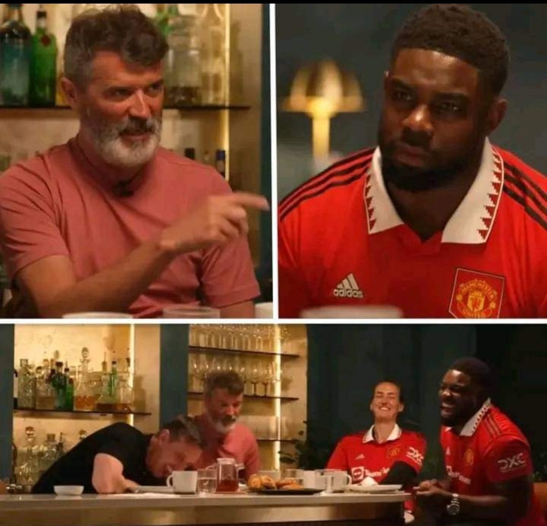 Micah Richards à Gary Neville : "J'étais un meilleur joueur que toi Gary, avoue-le !"

Roy Keane : "Non, tu n'étais pas meilleur que Gary !"

Micah Richards : "Il faisait partie d'une super équipe et jouait avec des grands joueurs. Moi, je jouais avec Sibierski et David Sommeil".
