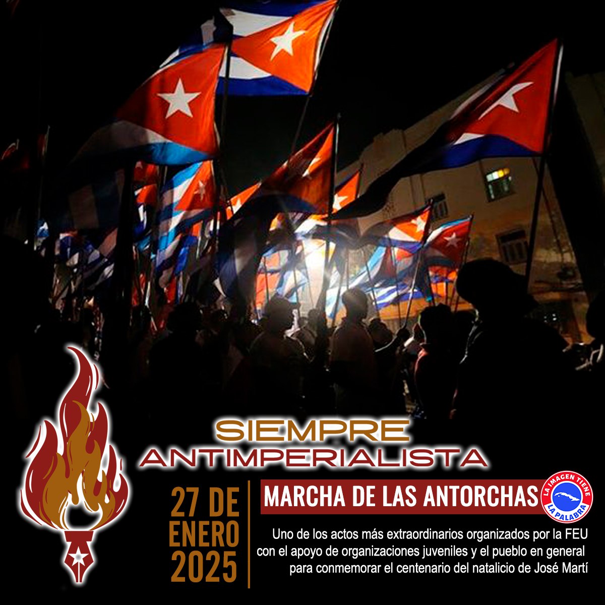 El homenaje permanente al más universal de todos los cubanos, nuestro José Marti #CubaViveEnSuHistoría