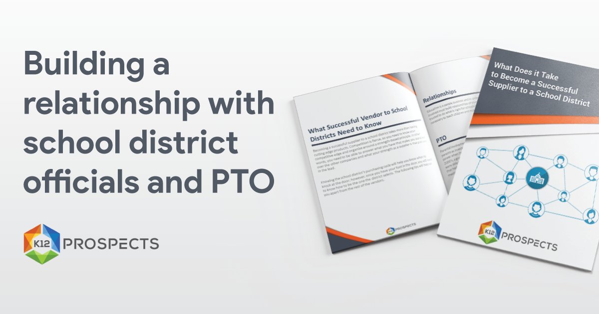 K12Prospects's tweet image. Building a relationship with school district officials and PTO bit.ly/2LjZ3Uh
#EducatorFirst #educators #Educhat #Edweb #edwebinar