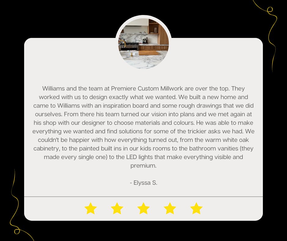 🚪 Thank you for your wonderful review! We’re so glad you love your custom cabinetry. Your support inspires us to keep crafting beautiful, functional spaces for every home. ✨🛠️ #ThankYou #CustomCabinetry #HappyCustomer #PremiereCustomMillwork #CustomClosets #CustomFireplace