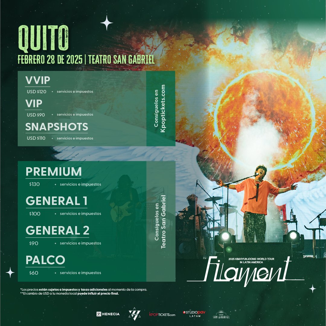 🌺 ¡Quito, se acerca la fecha para junto a Kim Hyun Joong llenarte de amor y melodías que tocarán tu alma! 🎵 Cada segundo juntos será memorable, y queremos vivirlo contigo. Corre por tus entradas en tickets.teatrosangabriel.com y ten el chance de poder vivir un momento cercano junto