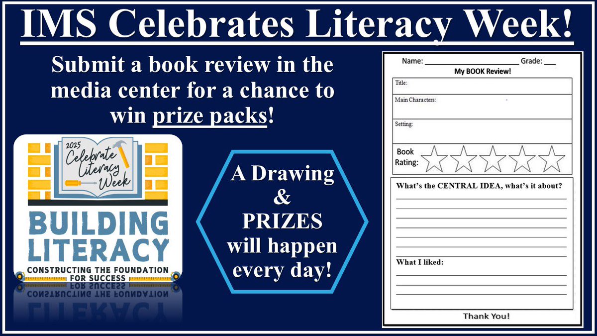 Stephen Jensen (@jensenteaches) on Twitter photo IMS celebrates Literacy Week! Go Indians, pride in the tribe! #LiteracyWeek <a href="/IMS_Indians/">Immokalee Middle</a> <a href="/MediaCCPS/">CCPS Media Dept.</a> <a href="/CCPS_SecELA/">๐ฒ๐ฒ๐ฟ๐ ๐๐๐๐๐๐๐๐๐ข ๐ด๐ป๐ฐ</a> โค๏ธ๐ IMS celebrates Literacy Week! Go Indians, pride in the tribe! #LiteracyWeek <a href="/IMS_Indians/">Immokalee Middle</a> <a href="/MediaCCPS/">CCPS Media Dept.</a> <a href="/CCPS_SecELA/">๐ฒ๐ฒ๐ฟ๐ ๐๐๐๐๐๐๐๐๐ข ๐ด๐ป๐ฐ</a> โค๏ธ๐