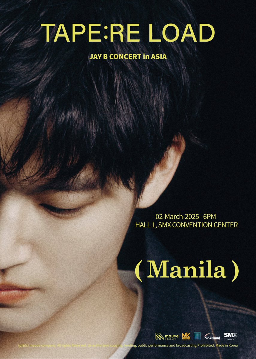 hellokpop's tweet photo. 📣#KCONCERT
#JayB Brings the Heat Back to Manila with #TAPERELOAD Concert ✨
#TAPERELOADMANILA is presented by Mauve Company, @wishusluckent, NumberK Company and Neverland Entertainment.
🔗https://t.co/nLRftn23MS https://t.co/BUNOtSJSlT