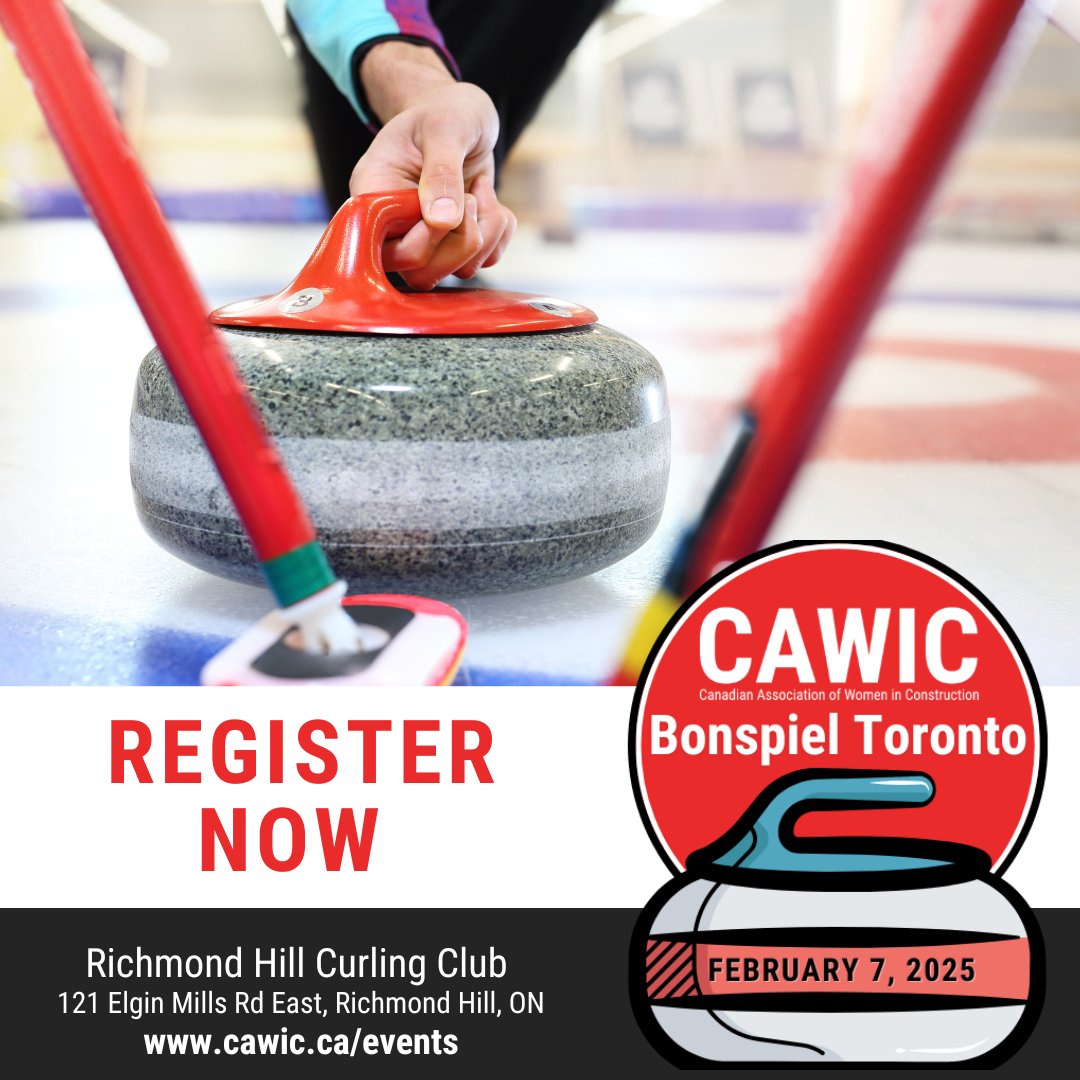 Join us on February 7 for the 2nd Annual Bonspiel at Richmond Hill Curling Club! 
 Curling fun for all skill levels
Breakfast &amp; lunch + networking
Awesome prizes to win!
Limited spots—register now! cawic.ca/events/#!event…