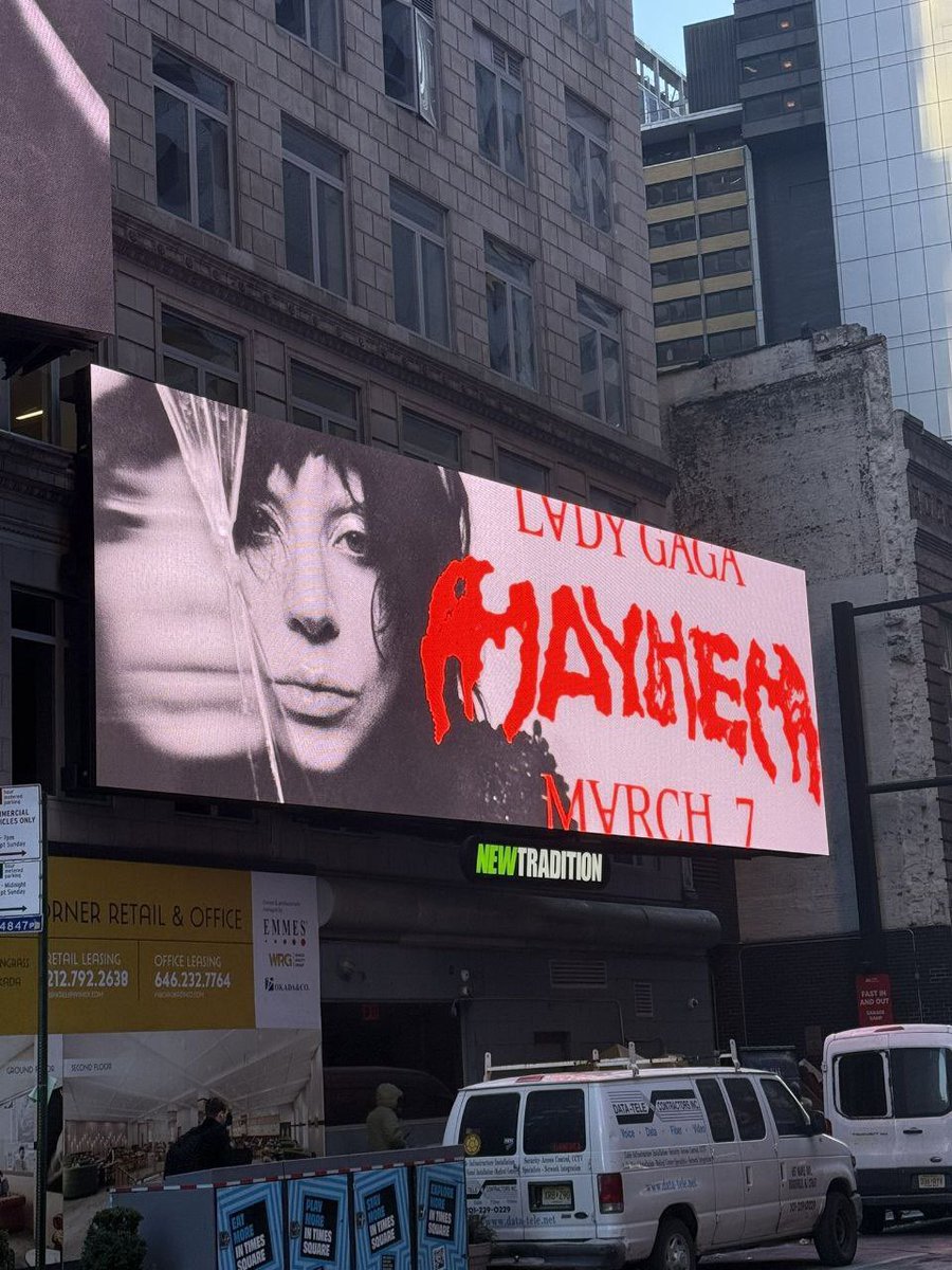 ladygaganownet's tweet photo. “Mayhem” promotional billboards appeared in New York City and Las Vegas. https://t.co/6i8i8C7SL9
