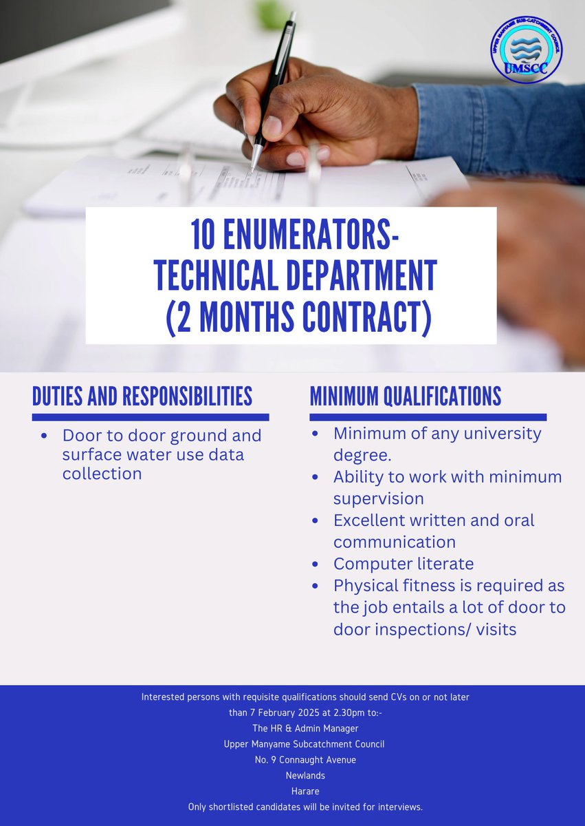 Upper Manyame Sub Catchment Council (@uppermanyame) on Twitter photo 