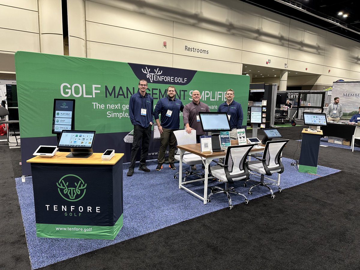 TenForeGolf's tweet photo. 💥 PGA Show & NGCOA GBC25 - What a Week! 💥

A huge thank you to our existing and new clients for your trust and support, as well as to everyone who stopped by, shared insight, and helped make this week so impactful. It's a privilege to be your partner, and we are committed to your success!

A huge thank you to our incredible TenFore team at home and on the road! Your hard work, dedication, and passion make all the difference. Calling you rock stars would be an understatement! 🏆💪

Thank you, @elotouch and @Fiserv  for being such great partners to TenFore Golf and golf course owners.

Here’s to an exciting 2025! ⛳🚀

Stay tuned! 👀 📢 🔔

#pga #Golf @PGA @TheNGCOA #golfcourse #saas #golfsoftware