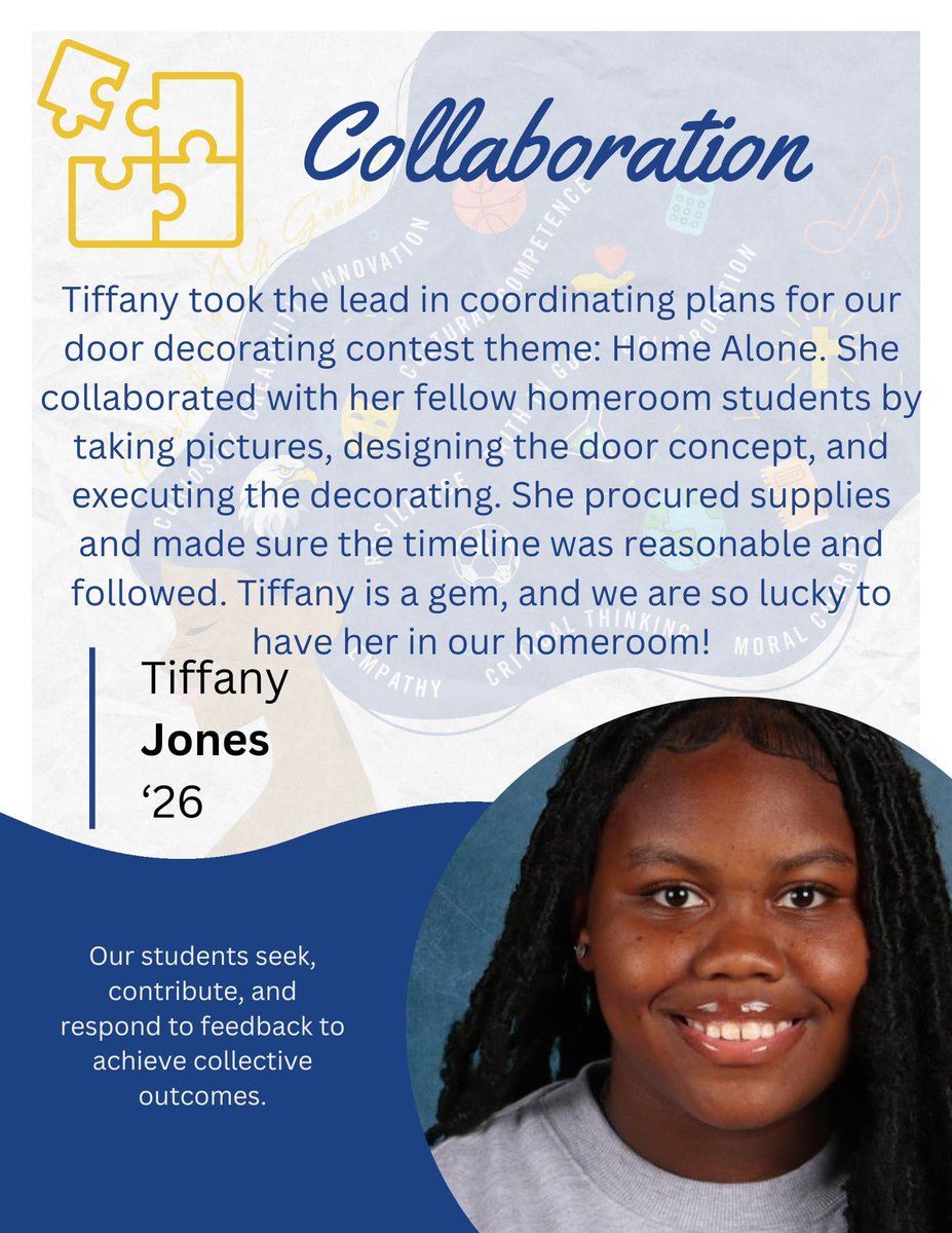 TotinoGrace's tweet photo. Great job to Tiffany on her COLLABORATION!

Learn more about Portrait of a Graduate and the qualities TG students learn at TG here: https://t.co/27oOZE6uFq. #tgeagles #collaboration https://t.co/Ia1WgiGWx2