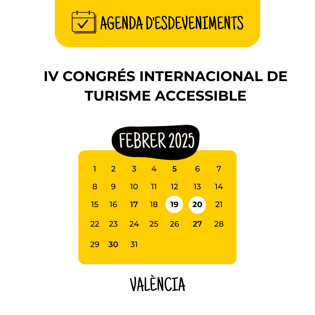 icleaturv's tweet photo. El IV Congrés de #TurismeAccessible reunirà importants prescriptors del sector, mostrarà experiències d’èxit i ensenyarà el potencial de les tecnologies perquè el #Turisme sigui una experiència accessible per a tothom.

📲 Més informació a: https://t.co/i9tsttD7Uq https://t.co/OtSrSLLkxp