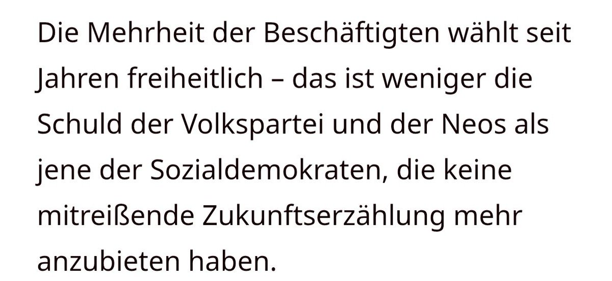 borninvienna's tweet photo. Franz Schellhorn im Profil.
Nein die "Mehrheit" wählt nicht FPÖ und dieses Bashing gegen die SPÖ hat schon Verfolgungszüge. https://t.co/lXQJYjrwm4