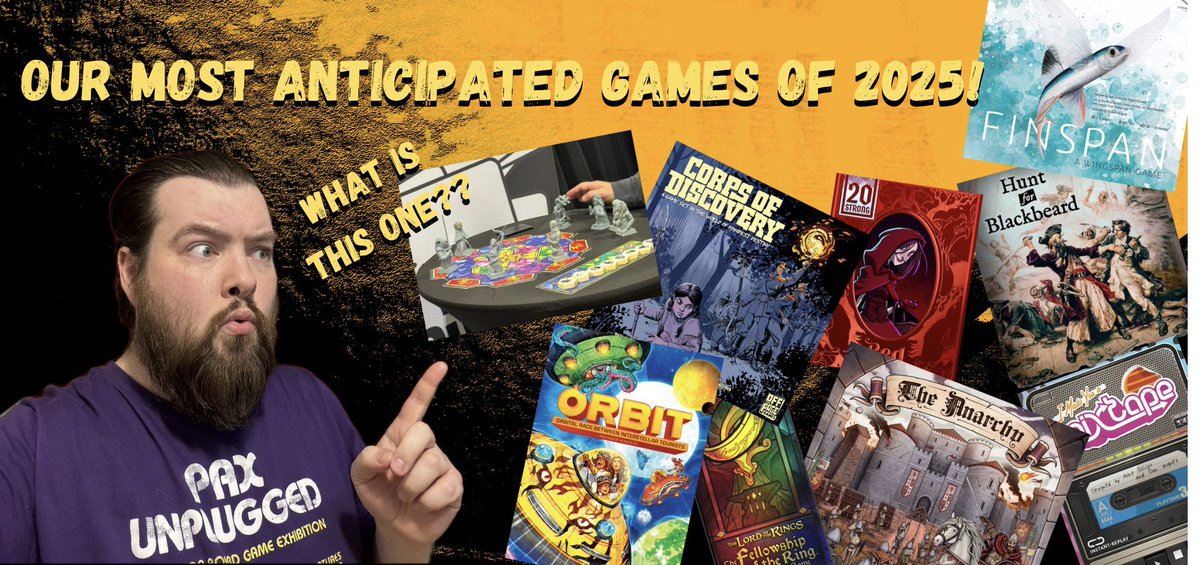 BoardGameAnimal's tweet image. Our last post here is to share our special videos out today, celebrating 2024 some more &amp;amp; our most anticipated #BoardGames of 2025~

youtu.be/mitUaTG4oos?si…

With games from @michaeldilisio @RestorationGame @CMONGames @fortcircle @BitewingGames &amp;amp; so much more~