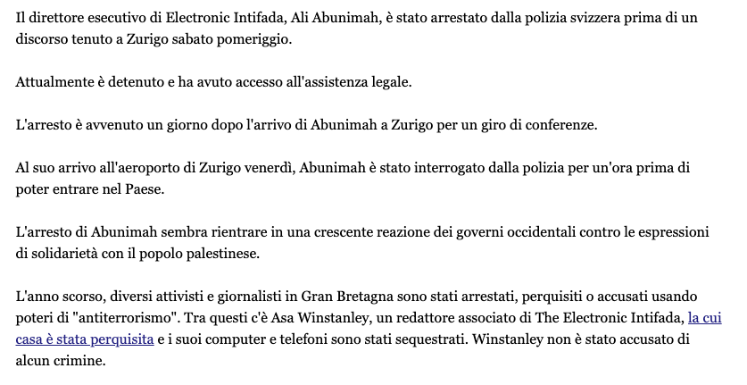 mcc43_'s tweet photo. Ali Abunimah di Electronic Intifada @intifada
fermato e detenuto in #Svizzera
Perchè @ignaziocassis, Ministro degli Esteri della Confederazione Elvetica?
Cosa teme una solida repubblica da un discorso di #aliabunimah ? https://t.co/NblWRZGW2F https://t.co/X4d5PUUiLU
