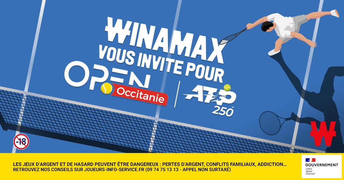 SansFilet's tweet photo. 🎾 2 lots de 2 places pour les sessions de journée et de soirée de l'@OpenOccitanie, demain mardi (28/01), sont à gagner ! 

🎁 Pour participer : retweetez ce tweet, suivez @SansFilet et répondez avec votre pseudo Winamax.

👉 Tirage au sort à 19h00.

📄 Règlement > https://t.co/zXgBaD3ICo