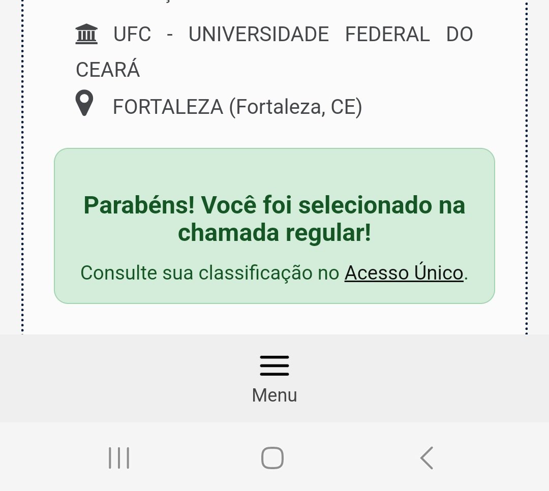 Fl1peee's tweet photo. Agr q o sisu deu as caras eu posso falar, PASSEI NA USP E NA UFC🥳🥳🥳🥳🥳🥳🥳 NUNCA MAIS ENEM AMOOOOOO https://t.co/Fw7o4ricTf