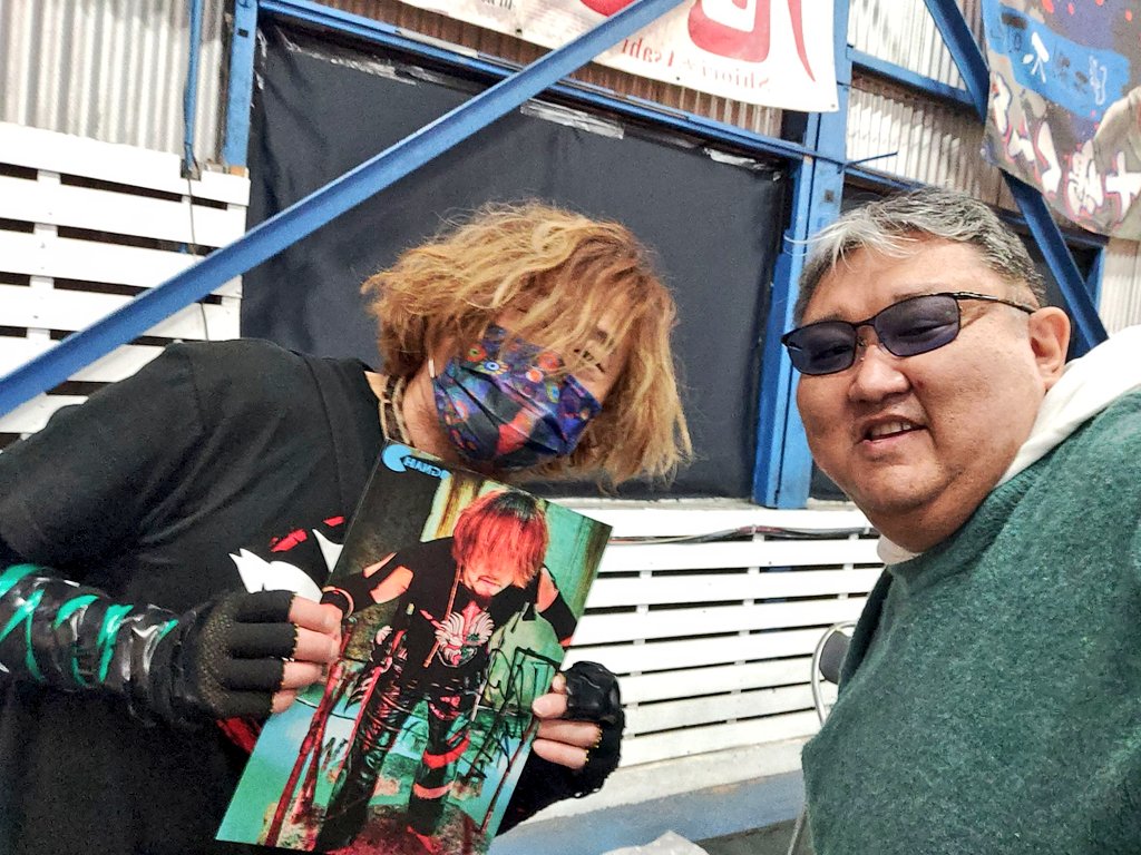 TV87941881's tweet photo. 1月26日
#2AW #GRAND_SLAM #2AWスクエア 

#MJ2 
#真霜拳號 選手
#本田アユム 選手
#CHANGO 選手

CHANGOさんは、何気に推しなのね〜！
だって、龍の血が流れてるから💡

次回、真霜拳號選手と組んでタッグベルトに挑戦！ https://t.co/C6XJyTrgMG