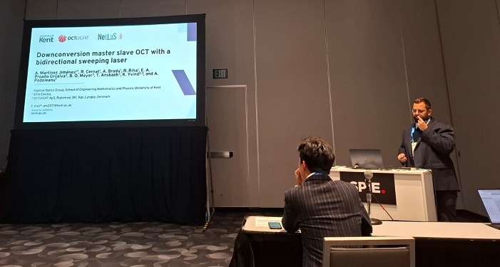 NETLAS (@netlasn) on Twitter photo Congratulation <a href="/alejandroMarJim/">Alejandro MJ</a> for your presentation at Photonics West Conference 2025 in San Francisco! 👏👏👏 Congratulation <a href="/alejandroMarJim/">Alejandro MJ</a> for your presentation at Photonics West Conference 2025 in San Francisco! 👏👏👏