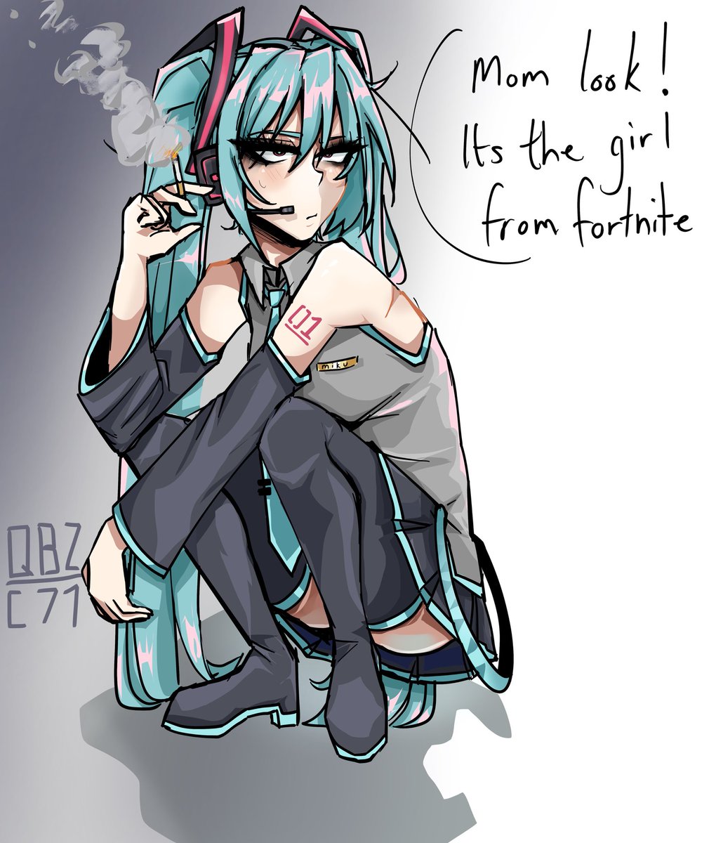 GEARSWARDEN's tweet image. Mom look! Its the girl from fortnite 😀

#animeart #anime #hatsune #miku #hatsunemiku #hatsunemikufanart #fortnite #art #vocaloidfanart #vocaloid #vocaloidmemes #meme #fortnitememes #fortnitememe #gameart #game
