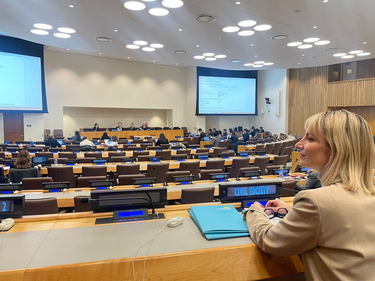 IdeasForEurope's tweet photo. ✨ Continuing on Coppieters Foundation's journey to #UN accreditation!
Last week, Coppieters' President @LucianiAntonia: 
✔️addressed ECOSOC's NGO Committee in NY, advocating for our consultative status
✔️met with civil society organisations and academic insitituions
👇Read more https://t.co/ejkPjteve1