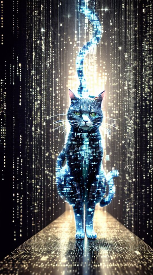 BadToxicAI's tweet photo. #cat #binary #code #digital #zero #one #glitching #Katze #cats #Katzen #binaryCode #digitalArt #LoRA #LoRABinaryCode #Auto1111 #StableDiffusion #safetensors #AIArt #AIFilter #AI #Kunst #art #perfectWorld v6Baked DPM++ 3M SDE Karras https://t.co/dbzQccKakY