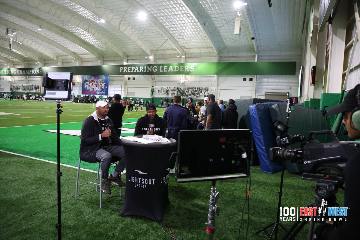 ShrinersBowl's tweet photo. READY FOR DAY 3⃣‼️

Check out @lightsouttv before, during, or after practice.  

We go LIVE at 8:15 AM CT! https://t.co/7Iq6l7GKuS

#ShrineBowl https://t.co/DEcpTiss85