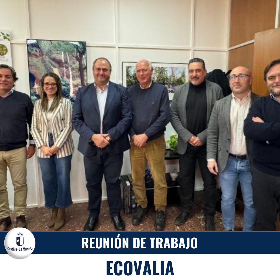 🟢El <a href="/gobjccm/">Gobierno de Castilla-La Mancha</a> pone en valor el trabajo que realiza <a href="/Ecovalia/">Ecovalia</a> para impulsar las producciones ecológicas.

🤝El Consejero de Agricultura, Ganadería y Desarrollo Rural, <a href="/jmlizanab/">Julián Martínez Lizán</a>, ha mantenido recientemente una reunión con representantes de esta asociación.

#CM
