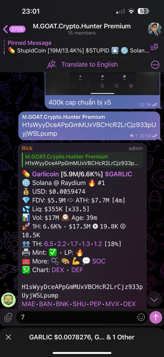 Marcus57173773's tweet photo. $GARLIC 

- Dev works for Ripple Labs
- Was playing around with Deepseek and created a coin called Garlicoin
- Strong following within the community by big Solana and Ripple players
- Will most definitely tell people about it today and spread the word

I called 5.9m in my private group