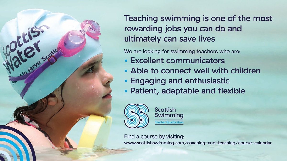 ScottishSwim's tweet photo. Interested in teaching the next generation how to swim? 🤔

Does the below sound like you? 🗣

Why not give it a go, and see what courses are available!

Course calendar 👉 https://t.co/FFeoXFLkUd

#BecomeASwimTeacher #GenerationSwim https://t.co/rnB62Xbflw
