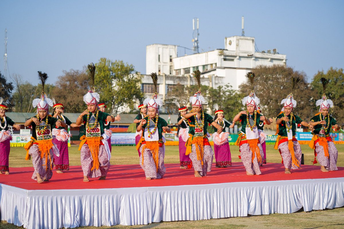 manipur_cmo's tweet photo. Hon'ble CM N Biren Singh attended the Beating the Retreat ceremony at 1st Bn. Manipur Rifles Parade Ground, Imphal, today. https://t.co/MAOUQN6uEE