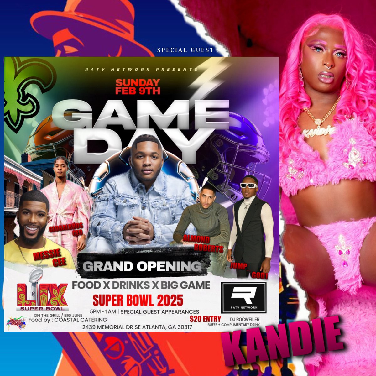 Ratvnetwork1's tweet photo. What to expect:
 •  Live performances by amazing artists
 •  Special appearances by influencers
 •  Red-carpet interviews
 •  360 Photo Booth for all your epic shots
 •  Delicious food &amp; drinks 🍸🍴
 •  Hookahs for those who like to vibe 

#ratvnetwork #ratv #atlanta #fyp https://t.co/ONUH0KxvoM
