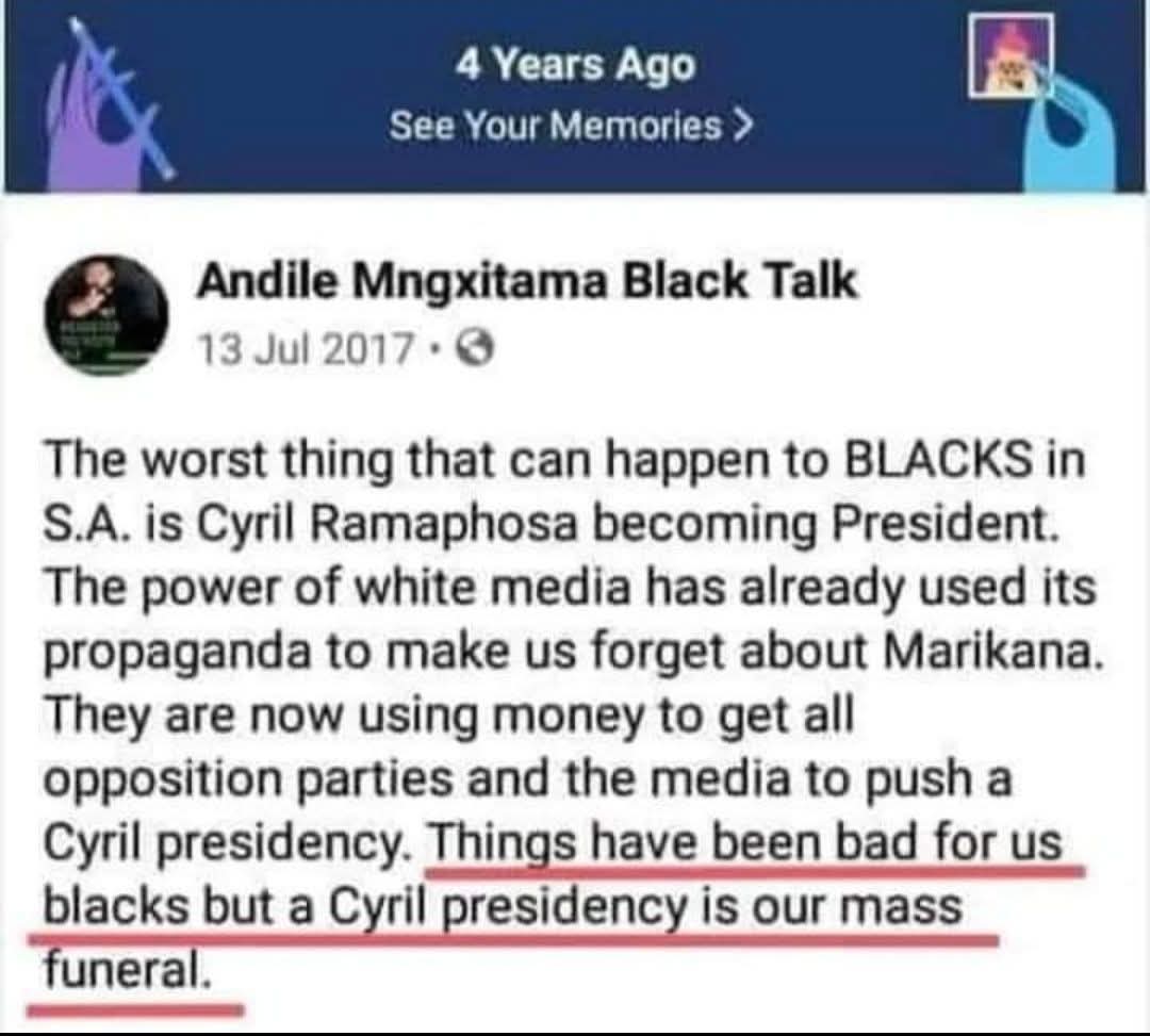 therebelllingQ's tweet image. Andile Mngxitama once said:
#SANDF