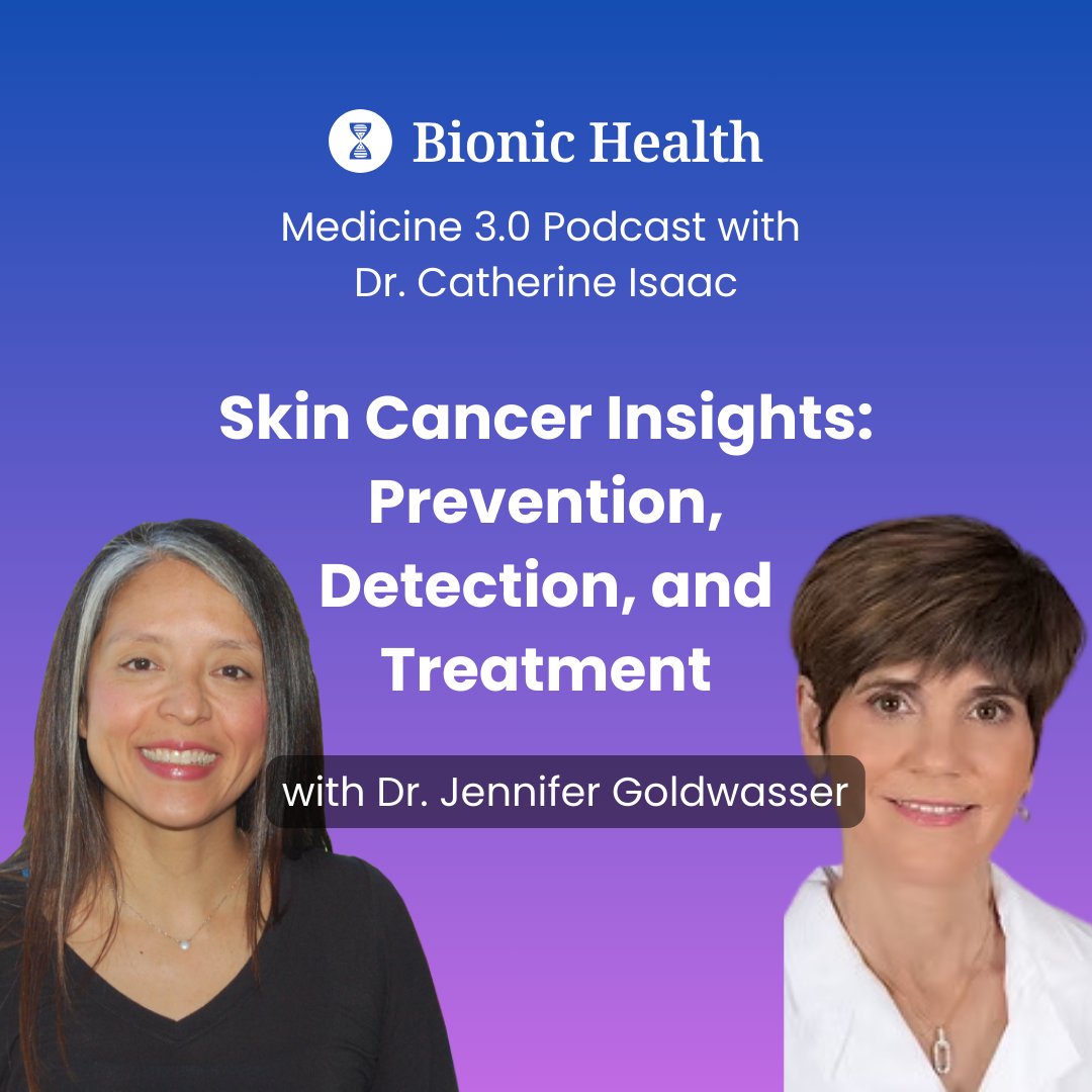 🎙️ New episode alert! Join dermatologist Dr. Jennifer Goldwasser as she breaks down everything you need to know about skin cancer - from prevention to treatment. Essential listening for protecting your skin health. Listen now! 🎧 

#SkinHealth #MedicalPodcast #Prevention