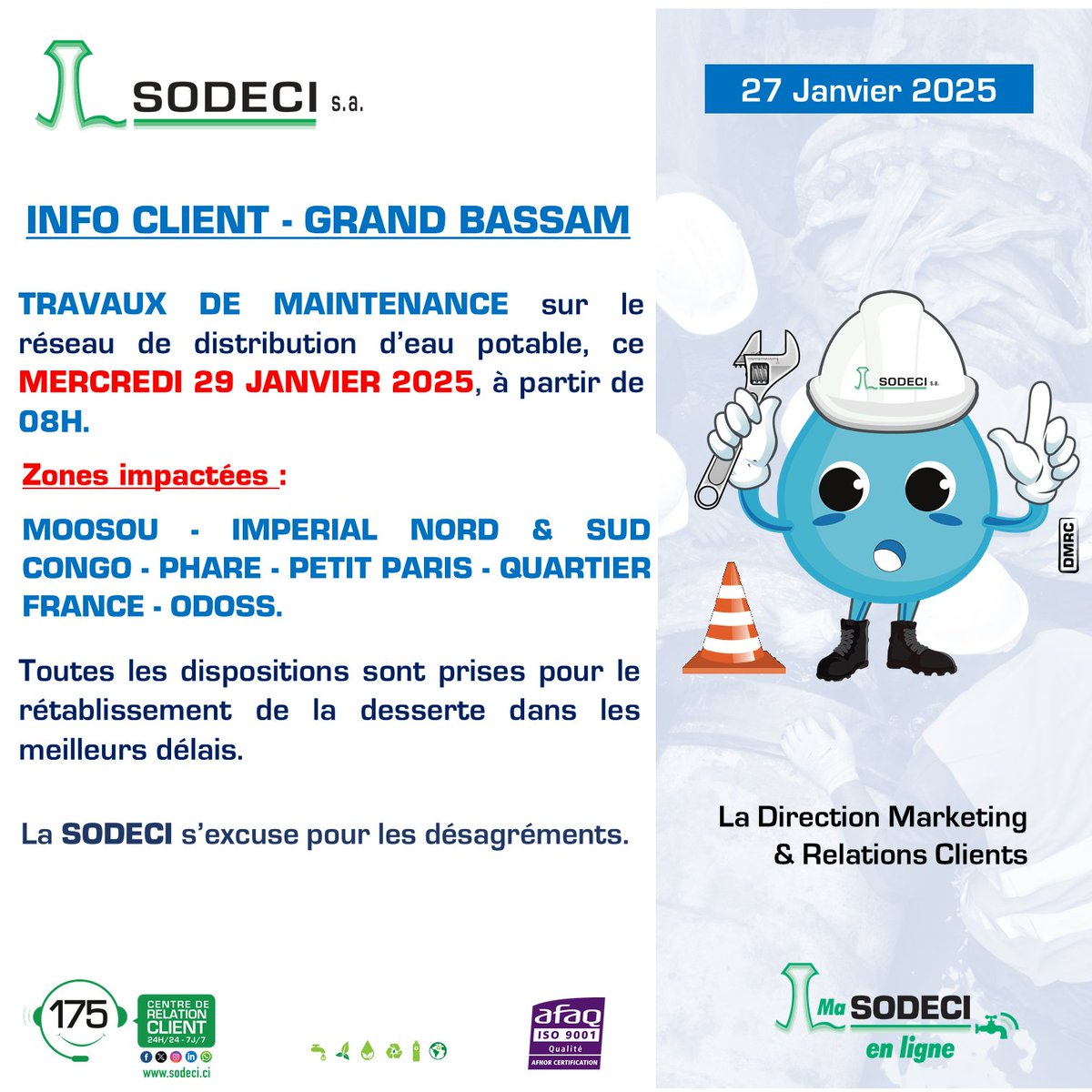 SODECIofficiel's tweet photo. #Communiqué
#SODECItoujoursplusprochedevous https://t.co/0RQGQbcLRc