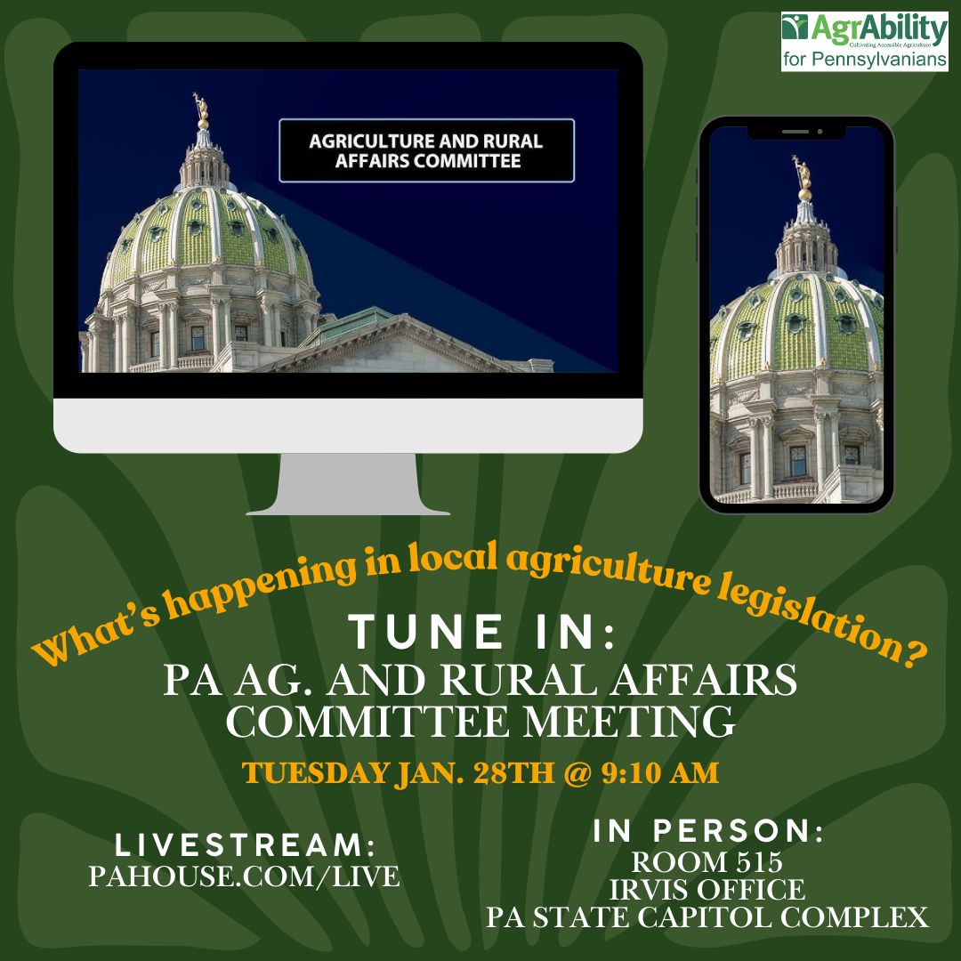 AgrAbility PA tweet media