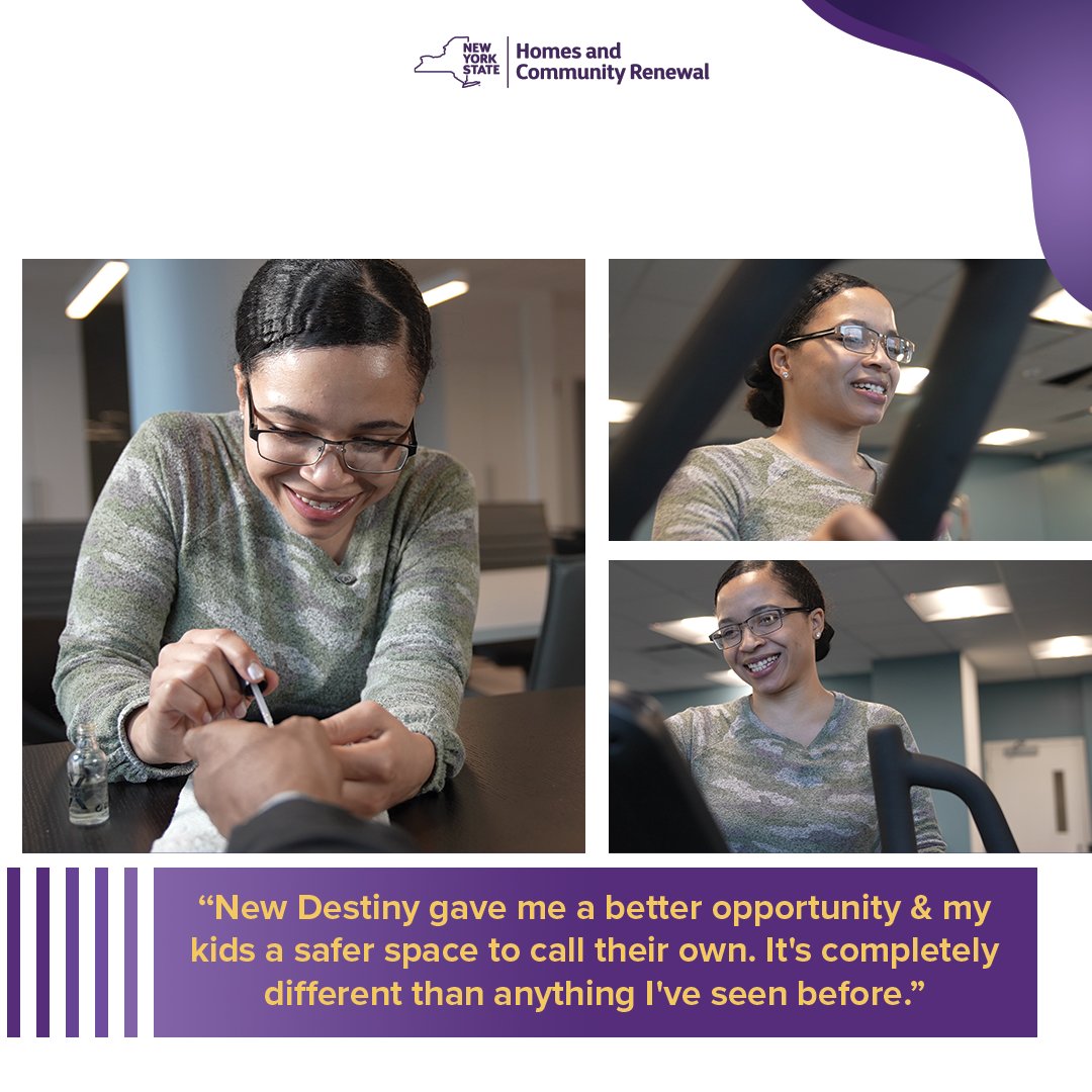 NYS HCR (@nyshcr) on Twitter photo Meet Tiffany, a resident of <a href="/newdestinyorg/">New Destiny Housing</a> who found safety and stability through supportive housing after overcoming tremendous challenges. Affordable, supportive housing plays in providing survivors of domestic violence with a secure foundation. Meet Tiffany, a resident of <a href="/newdestinyorg/">New Destiny Housing</a> who found safety and stability through supportive housing after overcoming tremendous challenges. Affordable, supportive housing plays in providing survivors of domestic violence with a secure foundation.