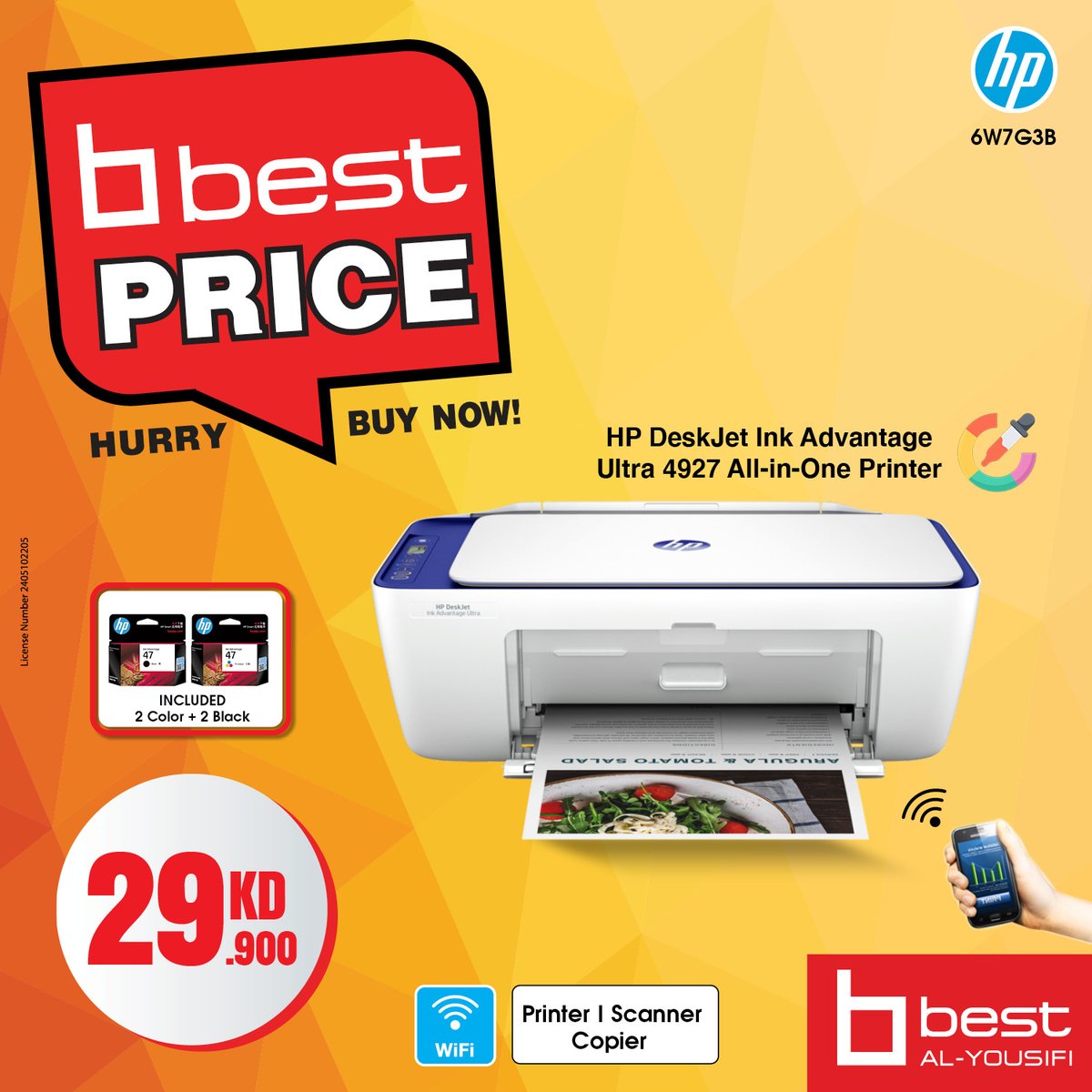 BestAlYousifi's tweet image. زد إنتاجيتك مع طابعات HP! 🖨️ سواء للاستخدام المنزلي أو المكتبي، استمتع بالطباعة عالية الجودة والموثوقة في متناول يدك. 

متوفر أونلاين وفي المعارض.

Order now: ow.ly/k7e550UNJBb

#Bestalyousifi #HPPrinters #EffortlessPrinting #PrintInStyle