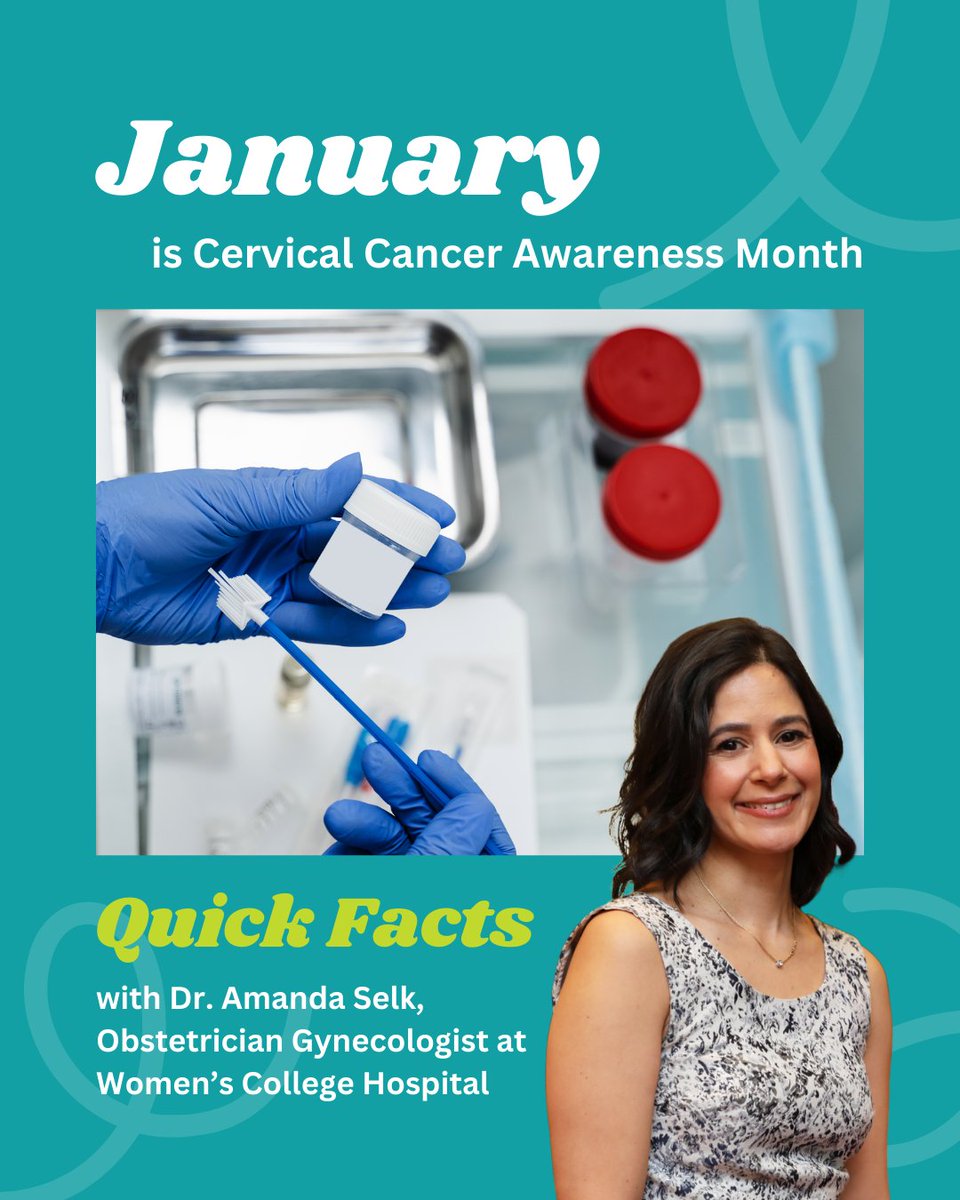 In recognition of Cervical Cancer Awareness Month, Dr. Amanda Selk, Obstetrician Gynecologist at WCH shares quick facts on #HPV and #CervicalCancer.

Read more here ➡️ loom.ly/BilwxoQ

#CervicalCancerAwarenessMonth