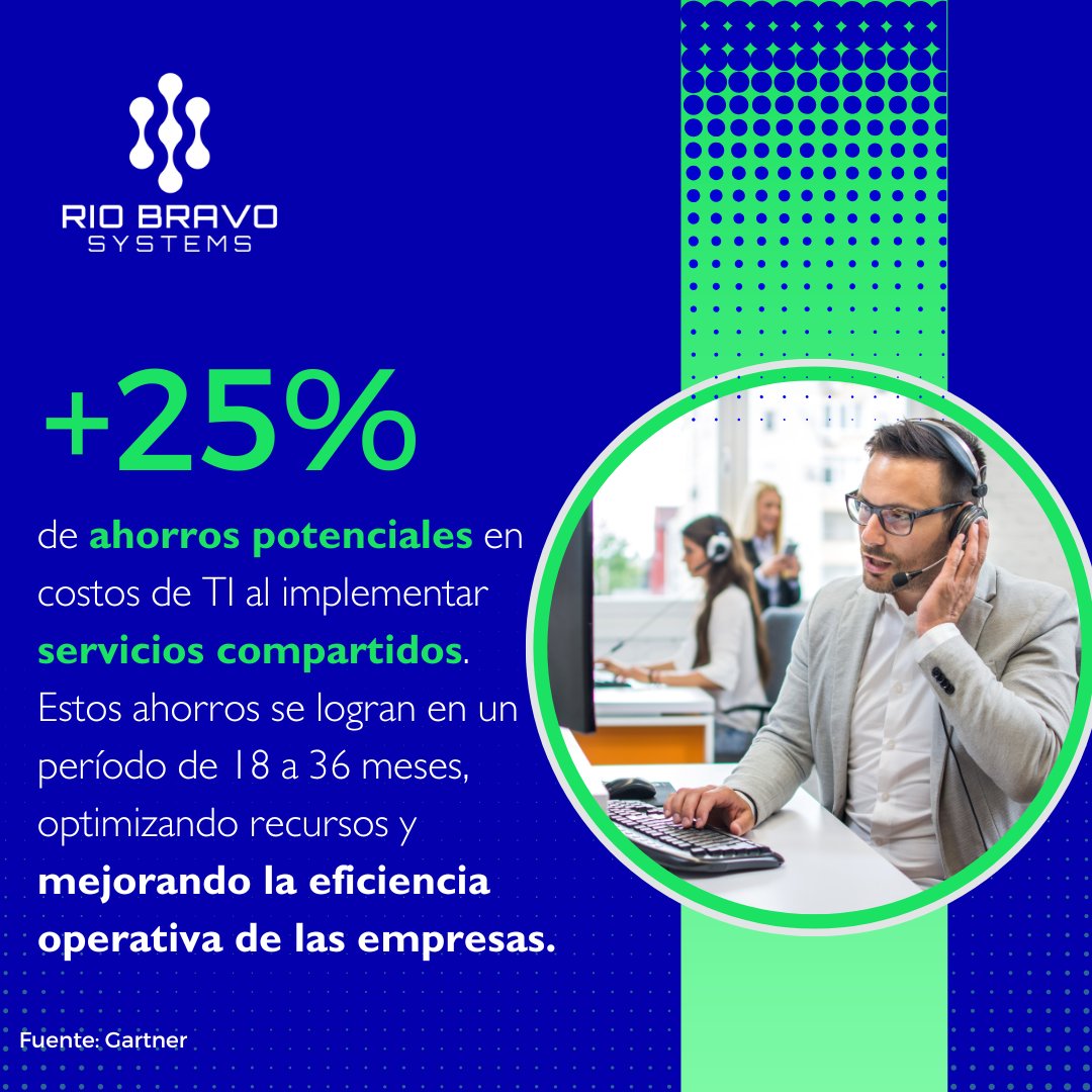 RioBravoSystems's tweet photo. 💡 ¿Sabías que los servicios compartidos pueden reducir costos de IT y mejorar la eficiencia operativa? 🚀 En #RioBravoSystems conectamos tecnología e innovación para lograr la #TransfotmaciónDigital de tu empresa.

🌐 https://t.co/Mno30wLhaa
📞 800 801 8999 https://t.co/4IvbN7s6mm