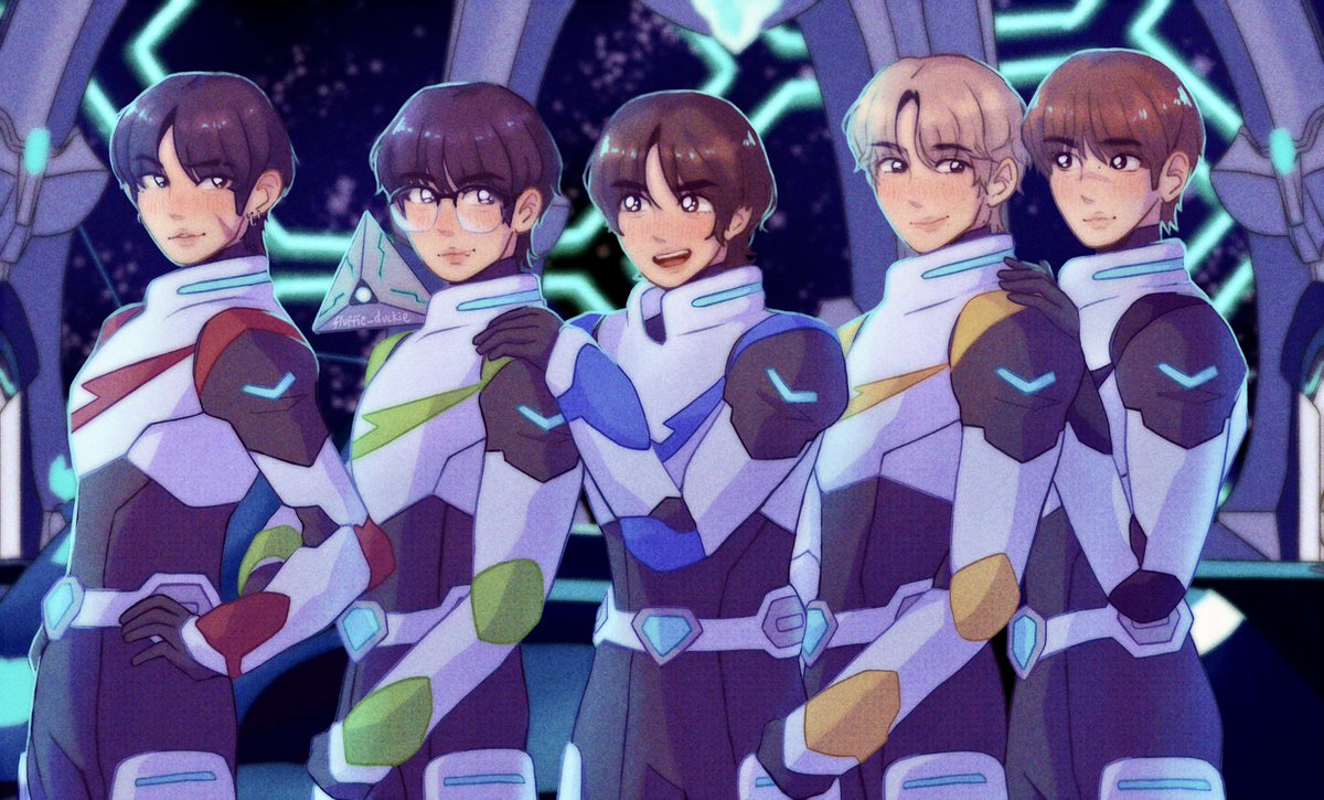 fluffie_duckie's tweet photo. voltron legendary defender x txt 🚀

#TXTfanart #txt #voltron https://t.co/L1NkFR0ziL