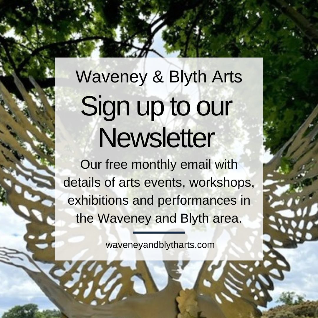Waveney & Blyth Arts (@waveneyblyth) on Twitter photo Our newsletter is a fantastic, free resource for finding out what is going on in the arts world in the Waveney & Blyth area.
Complete the form at waveneyandblytharts.com
or email newsletter@waveneyandblytharts.com.
Image - Cindy Lee Wright's Angel
#suffolkarts #norfolkarts Our newsletter is a fantastic, free resource for finding out what is going on in the arts world in the Waveney & Blyth area.
Complete the form at waveneyandblytharts.com
or email newsletter@waveneyandblytharts.com.
Image - Cindy Lee Wright's Angel
#suffolkarts #norfolkarts