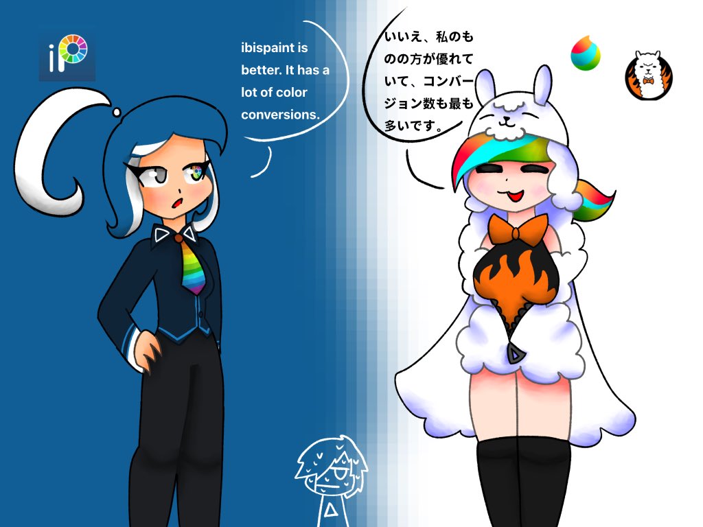 YammyCenter's tweet photo. Which is better: ibispaint or Medibang?
#ibispaint #medibang https://t.co/9YTbuVk0O2