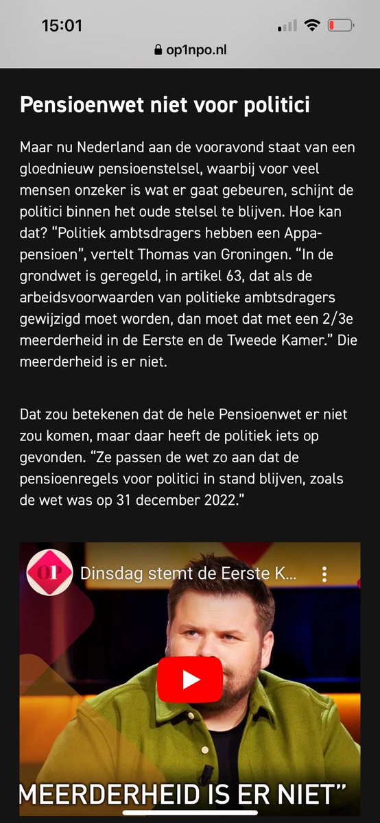 MvRooijen's tweet photo. Voor wijziging #APPA is aparte wet nodig 
2/3 meerderheid vereist 
art 63 GW

⁦@NUnl⁩ ⁦@NOS⁩ ⁦@telegraaf⁩ ⁦@ADnl⁩ ⁦@volkskrant⁩ ⁦@FD_Nieuws⁩ ⁦@ADnl⁩ https://t.co/lZTHskgwU8
